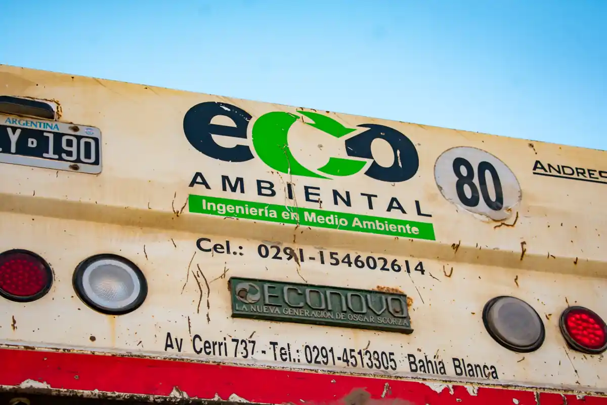 Logo histórico en camión